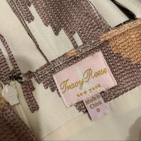 Plenty by Tracy Reese Retro Abstract Print Bodycon Dress Size 0 - Picture 7 of 8